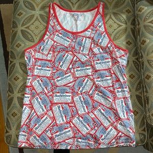 Men Budweiser Tank Top